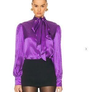 Fwrd Kiki de Montparnasse Handcuff Bow Blouse